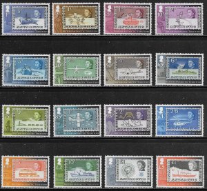 British Antarctic Territory  Scott #'s 442 - 457 MNH