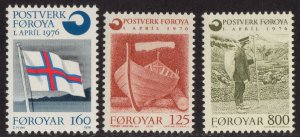Thematic stamps FAROE IS 1976 FAROES PO 20/2 mint