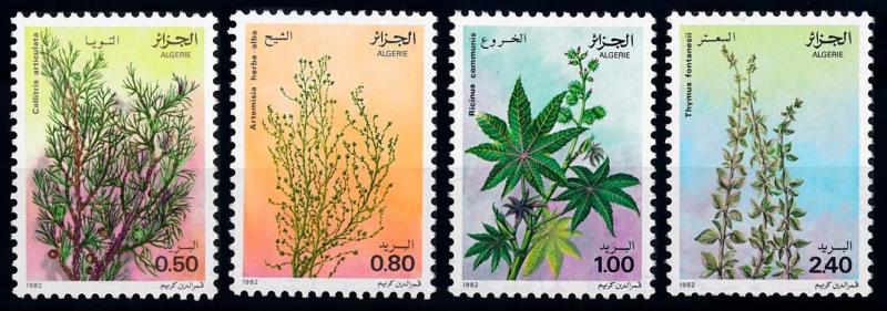 [66544] Algeria 1982 Flora Medicinal Plants  MNH