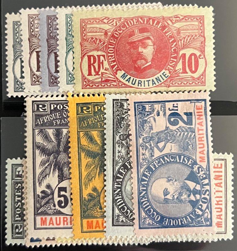 Mauritania 1906-1907 SC 1-16 MLH