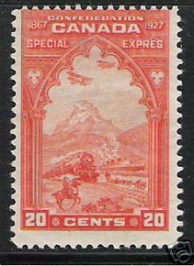 CANADA MINT HINGED E3 SPECIAL DELIVERY, BRIGHT ! CV $30