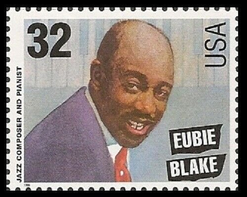 US 2988 Jazz Musicians Eubie Blake 32c single (1 stamp) MNH 1995 