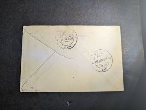 1927 England Airmail FFC Frist Flight Cover Liverpool to Basrah Iraq