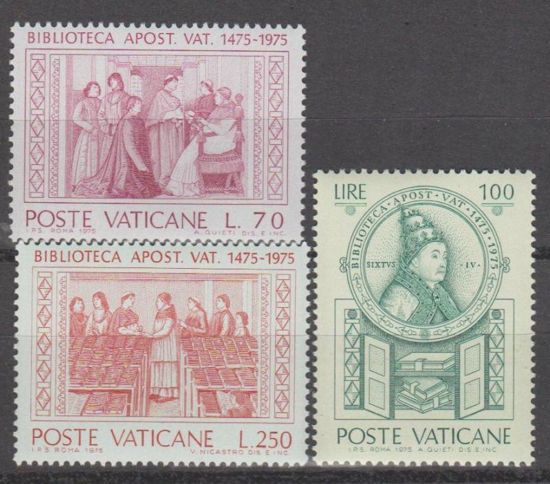 Vatican City #582-4 MNH VF (ST1684)