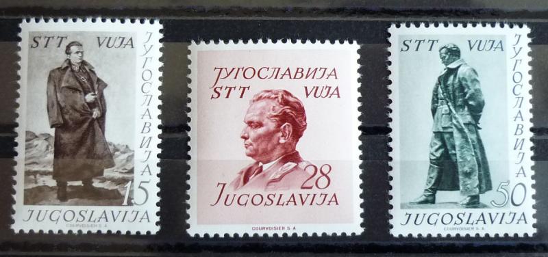 1952 SLOVENIA-ITALY-YUGOSLAVIA-TITO-COMPLETE SET (MNH) R! trieste J1