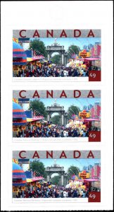 Canada #2019-2023, Complete Set(4), Panes of 3, 2004, Never Hinged