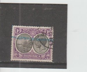 Dominica  Scott#  66  Used  (1923 Seal of Colony and George V)