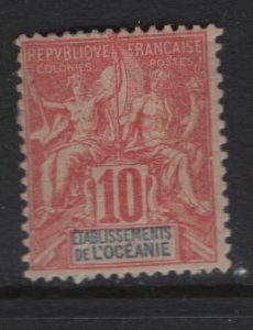 FRENCH POLYNESIA   7    MINT HINGED, REMNANTS
