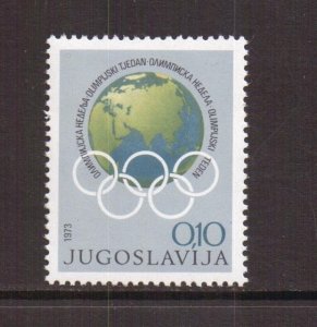 Yugoslavia   #RA44  MNH  1973   postal tax Olympic games