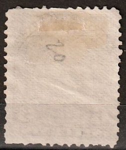 Large Queen #27c Dark Brown VF,      (511)