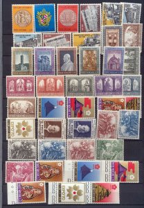 VATICAN Religion Expo Art MNH Used (Appx 80 Stamps) (MR 437