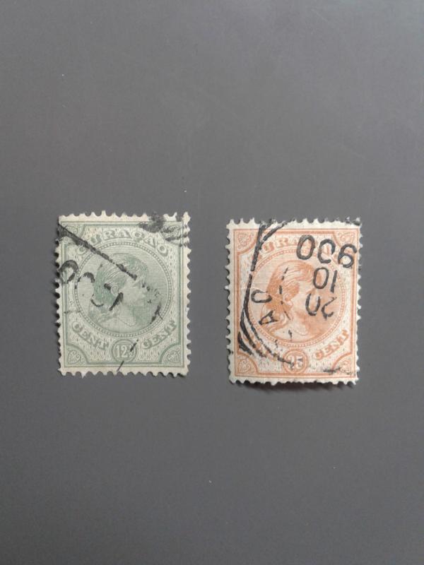 Netherlands Indies 20,22 F-VF used. Scott $ 11.75