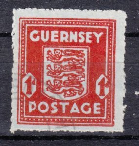 German Occupation Guernsey 1942 Sc#N5 Mi#5 used bluish paper (DR1114)