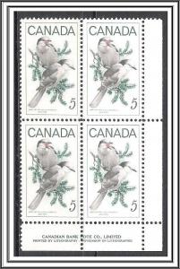 Canada #478 Wildlife Plate Block MNH