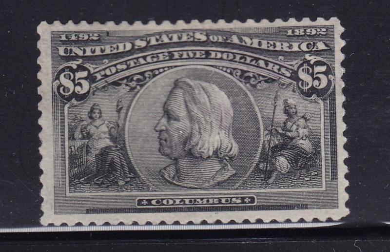 245 VF+ unused ( mint regum ) scarce , with nice color ! see pic !