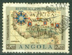 ANGOLA SCOTT 417 2.50a  F/VF USED