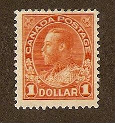 Canada Scott #122 Mint H  Scott CV $95.00