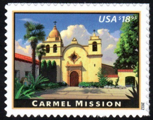 SC# 4650 - ($18.95) - Carmel Mission, Carmel CA - MNH Single