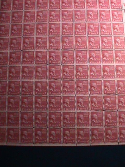 ​UNITED STATES 1938 SC# 806-PRESIDENTIAL ISSUE-JOHN ADAMS-MNH- SHEET VERY FINE