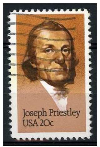 USA 1983 - Scott 2038 used - 20c, Joseph Priestley 