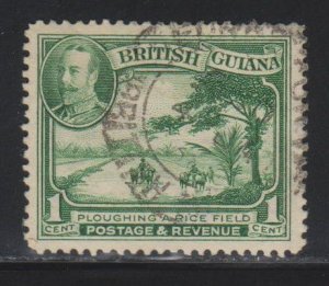 British Guiana, 1c Rice Field (SC# 210) USED