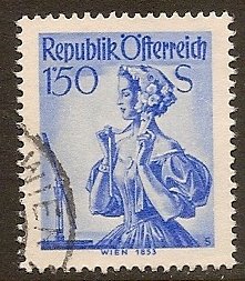 Austria 1951 Issue Scott # 543 Used. Free Shipping for All Additional Items.