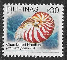 Philippines ~ Scott # 3294 ~ MNH ~ Chambered Nautilus