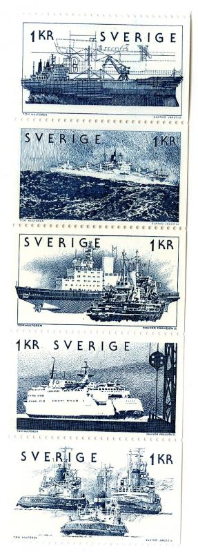 SWEDEN 1096-1100 MNH SCV $4.00 BIN $3.00