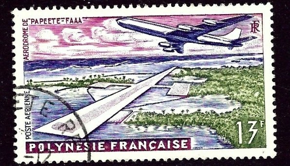 French Polynesia C28 Used 1960 issue    (ap4239)