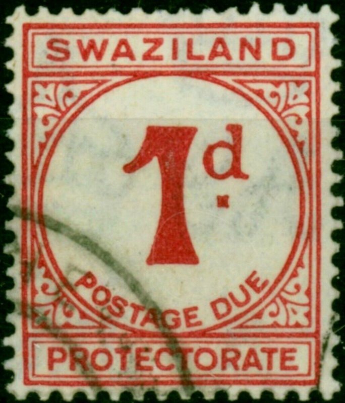 Swaziland 1933 1d Carmine SGD1 V.F.U