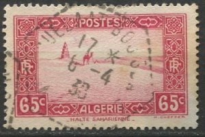 Algeria; 1937: Sc. # 92: Used Single Stamp