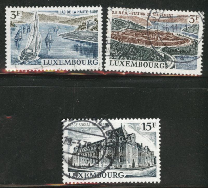 Luxembourg Scott 503-505 used 1971 set