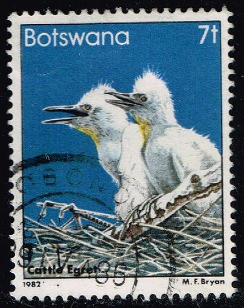 Botswana #309 Cattle Egrets; Used (0.25)