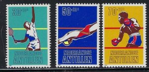 Netherlands Antilles B186-88 MNH 1981 Sports (ap9407)