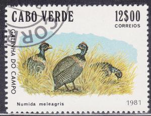 Cape Verde 440 Used 1981 Guinea Fowl