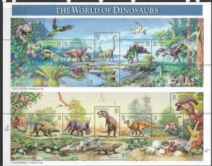US #3136 Dinosaurs Sheet MNH