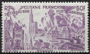 Doyle's_Stamps: French Guiana 1946 Chad to Rhine Set C12** to C17**