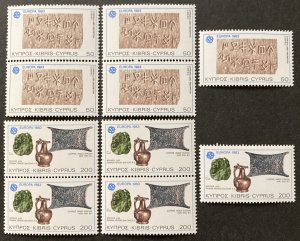 Cyprus 1983 #595-6, Europa, Wholesale Lot of 5, MNH, CV $5