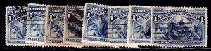 U.S.  230 USED EIGHT SINGLES AS SHOWN MIXED CONDITION (V5639)
