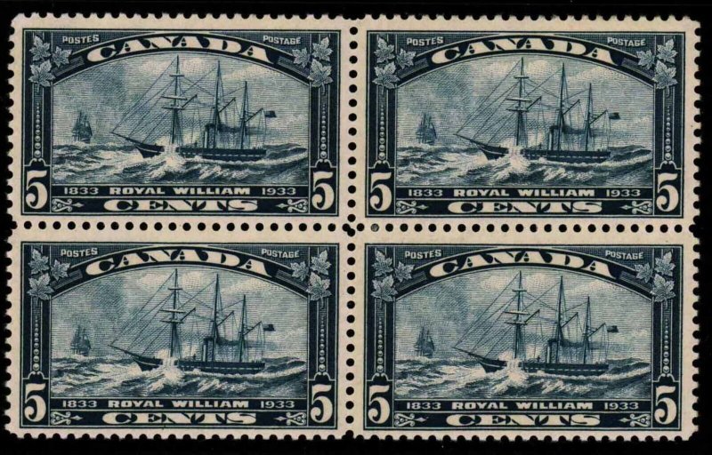 CANADA SCOTT#204  BLOCK OF 4  ISSUE OF 1933 - OGNH - VF CV $80.00 (ESP#0399C)