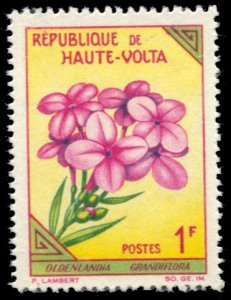 Upper Volta 112, MNH, Flowering Herb, Oldenlandia Grandiflora