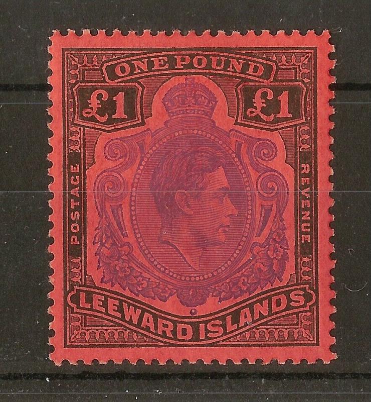 Bermuda 1952 GVI £1 Keyplate SG114c Perf 13 Mint Cat£35