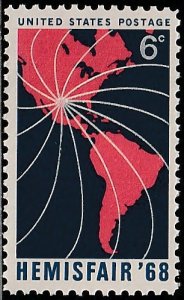 1340 MNH single Hemisphere '68 - no per item S&H fee