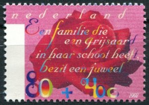 Netherlands Sc#B699 MNH, 80c+40c multi, Summer Stamps 1997: The Elderly and t...