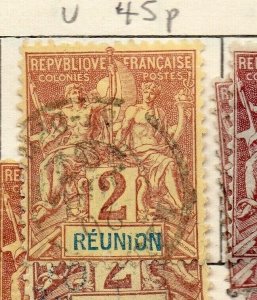 Reunion 1892 Early Issue Fine Used 2c. NW-186765