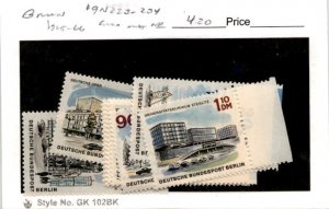 Germany - Berlin, Postage Stamp, #9N223-9N234 Mint NH, 1965 (AF)