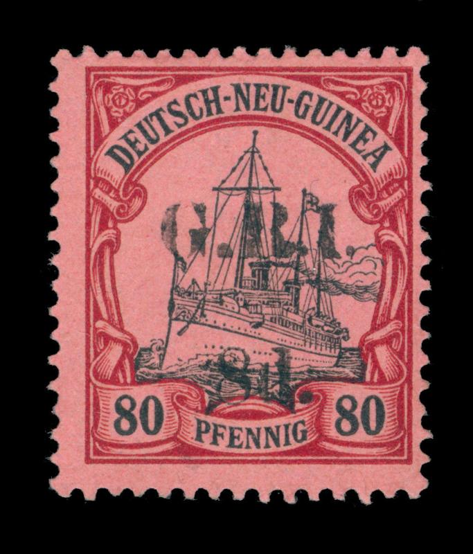 German Colonies - NEW BRITAIN G.R.I. NEW GUINEA  8d/ 80pf lake  Sc# 26 mint MH 