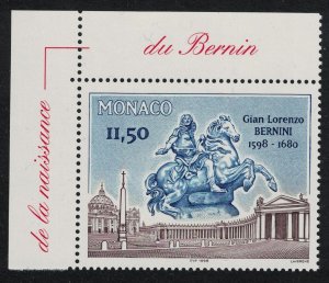 Monaco Giovanni Lorenzo Bernini Sculptor Architect Corner 1998 MNH SG#2383