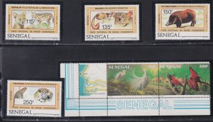 Senegal # 741-746, Bassa Casamance National Park - Animals, NH, 1/2 Cat.