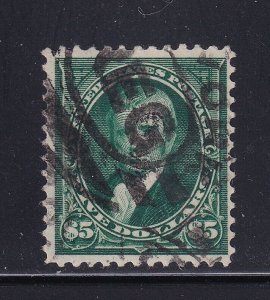 278 F-VF used neat cancel with nice color cv $ 600 ! see pic !